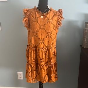 Blue Tassel brand dress from Anthropologie